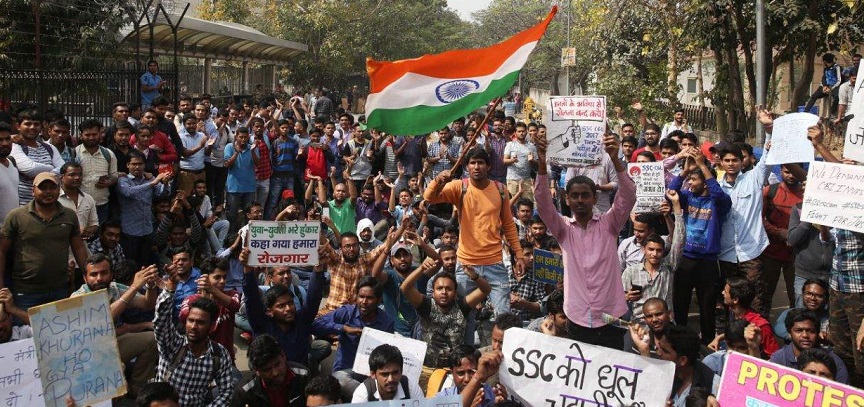 SSC scam protest